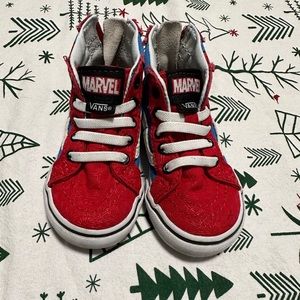 Gently used Vans Spider-Man edition. Size 5.5 toddler
